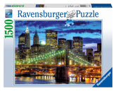 Ravensburger Skyline New York City 1500 Piece Jigsaw Puzzle for Adults - Softclick Technology Means Pieces Fit Together Perfectly